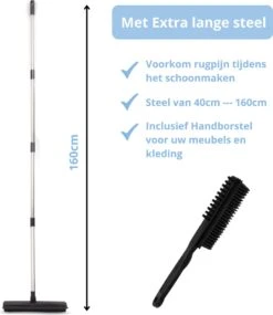 2 In 1 Rubberen Bezem – Bezem Binnen & Buiten – Vloerwisser Met Steel - Met Huisdierhaar Verwijderaar - Vloertrekker – Veger - Extra Lang 160cm 19 2 In 1 Rubberen Bezem – Bezem Binnen & Buiten – Vloerwisser Met Steel - Met Huisdierhaar Verwijderaar - Vloertrekker – Veger - Extra Lang 160cm -Gardena Winkel 1039x1200 1
