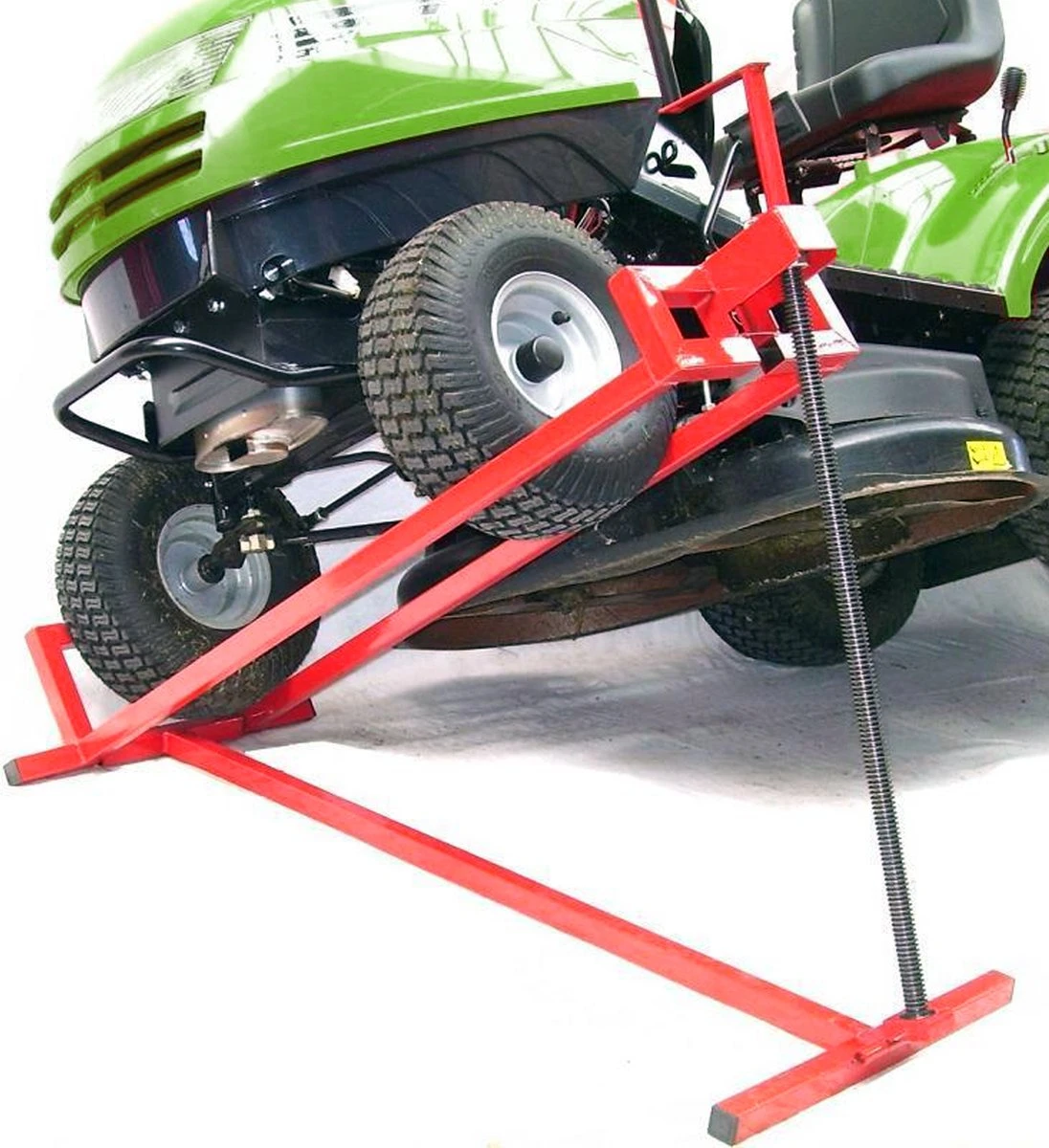 AREBOS Zitmaaierkrik Zitmaaier Kriksysteem Krik Hijstoestel Reinigingshulp 400kg 7 AREBOS Zitmaaierkrik Zitmaaier Kriksysteem Krik Hijstoestel Reinigingshulp 400kg - Afbeelding 5