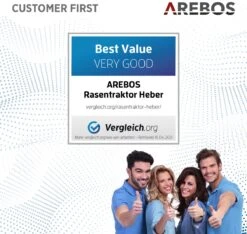 AREBOS Zitmaaierkrik Zitmaaier Kriksysteem Krik Hijstoestel Reinigingshulp 400kg 23 AREBOS Zitmaaierkrik Zitmaaier Kriksysteem Krik Hijstoestel Reinigingshulp 400kg -Gardena Winkel 1200x1135 1