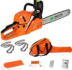TIMBERPRO - Kettingzaag – Benzine - 62 Cc - Zwaardlengte 50 Cm - Transportzak - 2e Ketting 12 TIMBERPRO - Kettingzaag – Benzine - 62 Cc - Zwaardlengte 50 Cm - Transportzak - 2e Ketting -Gardena Winkel 1200x1164 3