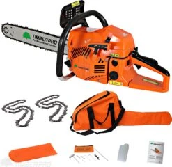 TIMBERPRO - Kettingzaag – Benzine - 62 Cc - Zwaardlengte 50 Cm - Transportzak - 2e Ketting 13 TIMBERPRO - Kettingzaag – Benzine - 62 Cc - Zwaardlengte 50 Cm - Transportzak - 2e Ketting -Gardena Winkel 1200x1165 2