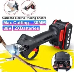 Accu Snoeischaar-88 VOLT-9000 MAh-COMPLETE SET-Professioneel-Hovenier-Tuinman -Gardena Winkel 1200x1168