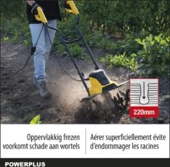 Powerplus POWXG72010 Tuinfrees - 1500W - Werkbreedte 450mm - Werkdiepte Max. 220mm - Incl. 6 Messen En Wielen -Gardena Winkel 1200x1179 10