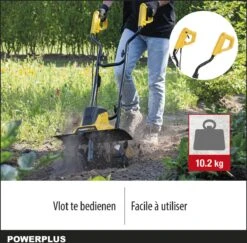 Powerplus POWXG72010 Tuinfrees - 1500W - Werkbreedte 450mm - Werkdiepte Max. 220mm - Incl. 6 Messen En Wielen -Gardena Winkel 1200x1179 11