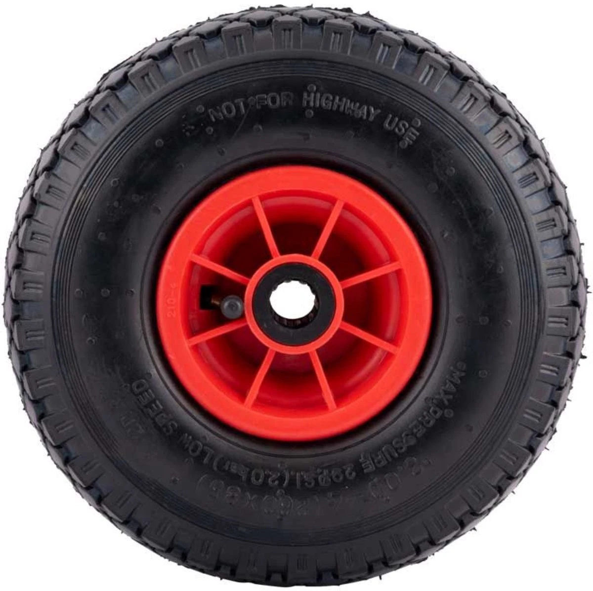 Benson Bolderkarwiel Steekwagenwiel Met Luchtband 3.00-4 | Asgatdiameter 20mm Rollager | Hoogte Wiel 26cm 14 Benson Bolderkarwiel Steekwagenwiel Met Luchtband 3.00-4 | Asgatdiameter 20mm Rollager | Hoogte Wiel 26cm - Afbeelding 12