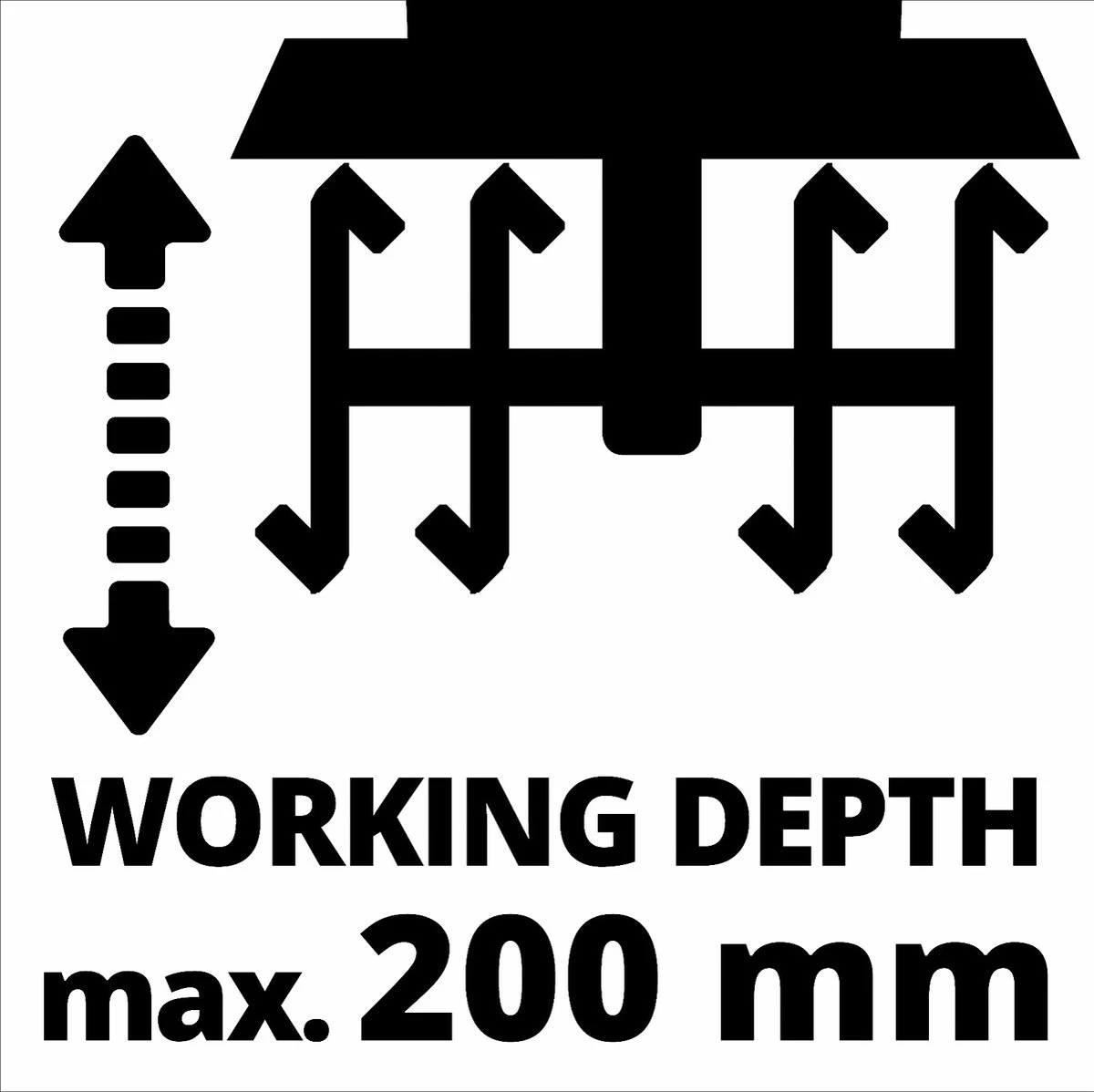 Einhell Accu Grondfrees GE-CR 30 Li-Solo Power X-Change (Li-Ion - 36 V - 30 Cm Werkbreedte - 20 Cm Werkdiepte - Robuuste Hakmessen - 2-punts Veiligheidsschakelaar - Zonder Accu En Lader) 8 Einhell Accu Grondfrees GE-CR 30 Li-Solo Power X-Change (Li-Ion - 36 V - 30 Cm Werkbreedte - 20 Cm Werkdiepte - Robuuste Hakmessen - 2-punts Veiligheidsschakelaar - Zonder Accu En Lader) - Afbeelding 6