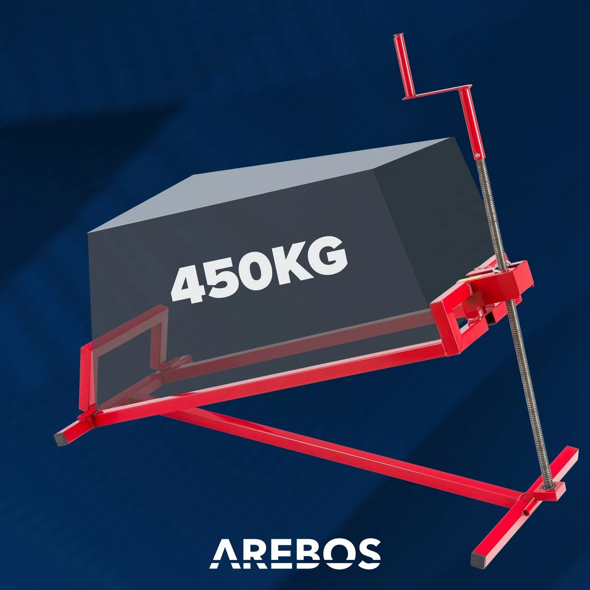 AREBOS Zitmaaierkrik Zitmaaier Kriksysteem Krik Hijstoestel Reinigingshulp 400kg 4 AREBOS Zitmaaierkrik Zitmaaier Kriksysteem Krik Hijstoestel Reinigingshulp 400kg - Afbeelding 2