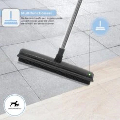 2 In 1 Rubberen Bezem – Bezem Binnen & Buiten – Vloerwisser Met Steel - Met Huisdierhaar Verwijderaar - Vloertrekker – Veger - Extra Lang 160cm 18 2 In 1 Rubberen Bezem – Bezem Binnen & Buiten – Vloerwisser Met Steel - Met Huisdierhaar Verwijderaar - Vloertrekker – Veger - Extra Lang 160cm -Gardena Winkel 1200x1200 728