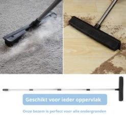 2 In 1 Rubberen Bezem – Bezem Binnen & Buiten – Vloerwisser Met Steel - Met Huisdierhaar Verwijderaar - Vloertrekker – Veger - Extra Lang 160cm 21 2 In 1 Rubberen Bezem – Bezem Binnen & Buiten – Vloerwisser Met Steel - Met Huisdierhaar Verwijderaar - Vloertrekker – Veger - Extra Lang 160cm -Gardena Winkel 1200x1200 730